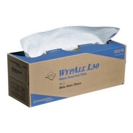 KC WYPALL WypAll L30 Wipers 720 wipers/case, 120 wipers/box, 6 boxes/case 16.4" L x 9.8" W, 720PK WIP5816